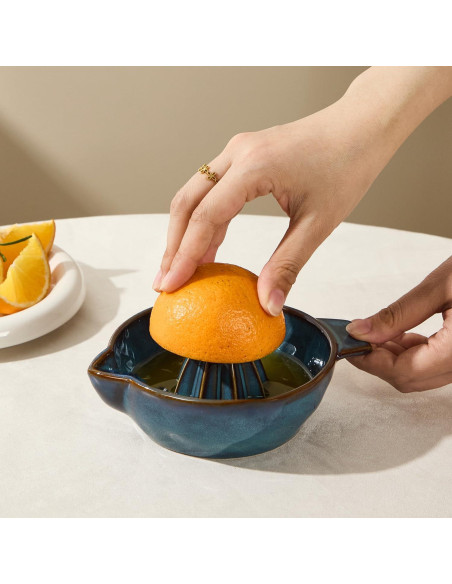 Exprimidor de Limón Manual Cerámica Tuioyoc 16cm Portátil