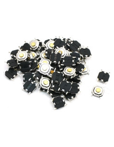 Interruptores Táctiles Momentáneos uxcell 68pcs 5x5mm