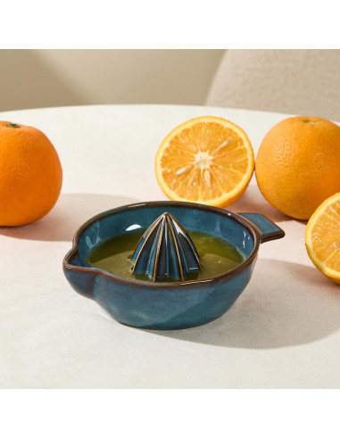 Exprimidor de Limón Manual Cerámica Tuioyoc 16cm Portátil