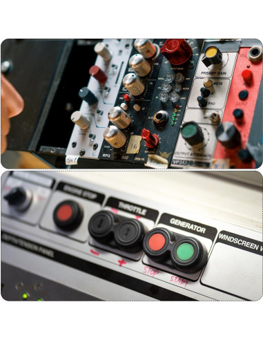 Interruptor de Botón Mini SPST NO 30 Pcs MECCANIXITY 7mm