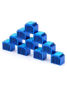 Disipador de Calor FYSETC 10 Piezas Aluminio Impresora 3D