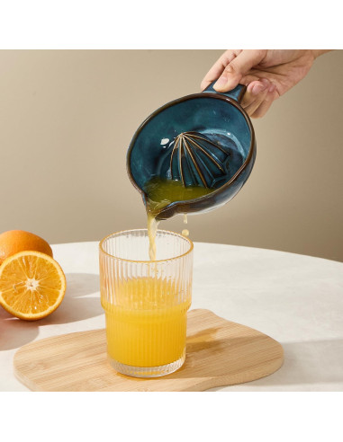 Exprimidor de Limón Manual Cerámica Tuioyoc 16cm Portátil