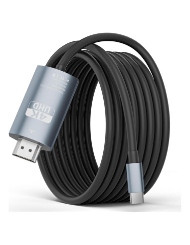 Cable USB C a HDMI 2m 4K@60Hz Belcompany - Compatible con iPhone y Mac