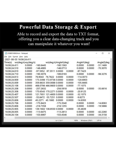 Inclinómetro Industrial HWT101CT IP68 0.1 Z-Eje WitMotion