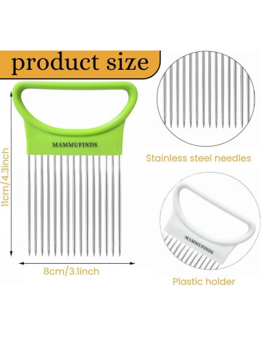 Cortador de Verduras Multifuncional MAMMUFINDS - Acero Inoxidable