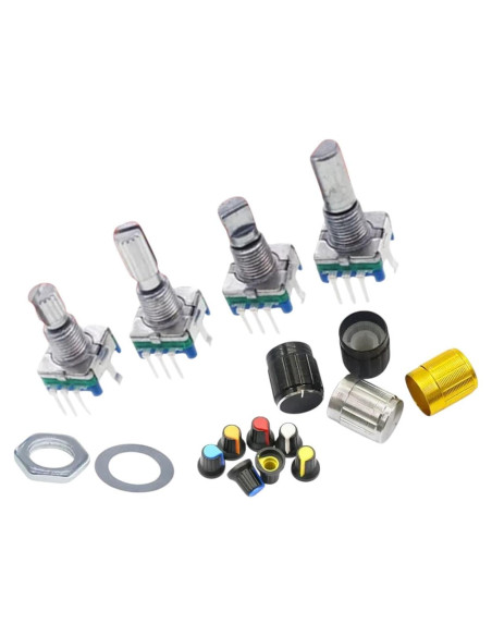 5 Piezas Codificador Rotativo 360 Grados SIALMSIANI 15mm 20mm