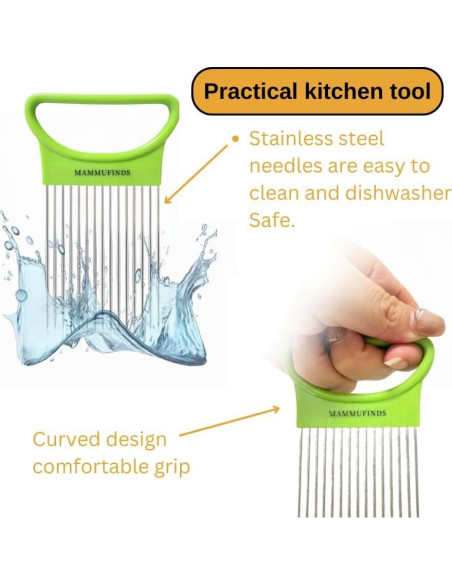 Cortador de Verduras Multifuncional MAMMUFINDS - Acero Inoxidable