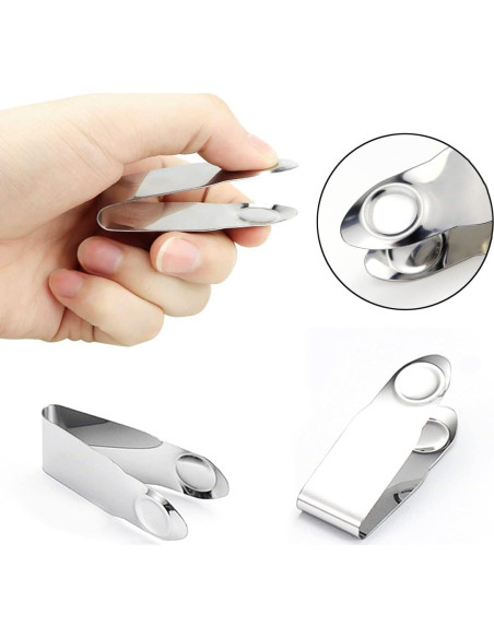 DOERDO 8 Piezas Removedor de Tallo de Fresa Acero Inoxidable