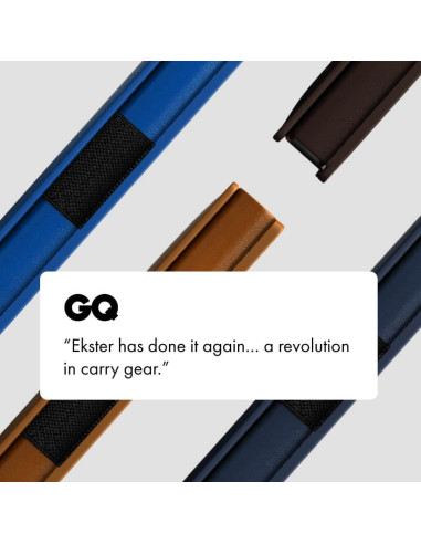 Billetera Ekster Pro de cuero minimalista con bloqueo RFID