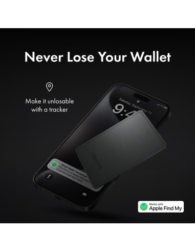 Billetera Ekster Pro de cuero minimalista con bloqueo RFID