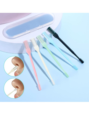 Cortador de Vello Nasal Manual Classicseali 5PCS Doble Lado