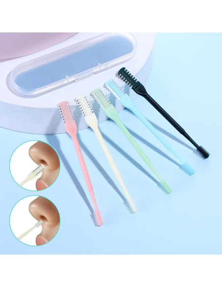 Cortador de Vello Nasal Manual Classicseali 5PCS Doble Lado
