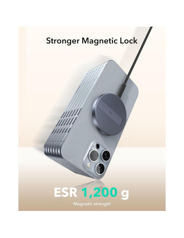 Cargador Inalámbrico ESR MagSafe 15W con Soporte - Azul