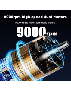 Mini Afeitadora Eléctrica Nugxica - Carga Rápida USB C, Doble Cabezal 2