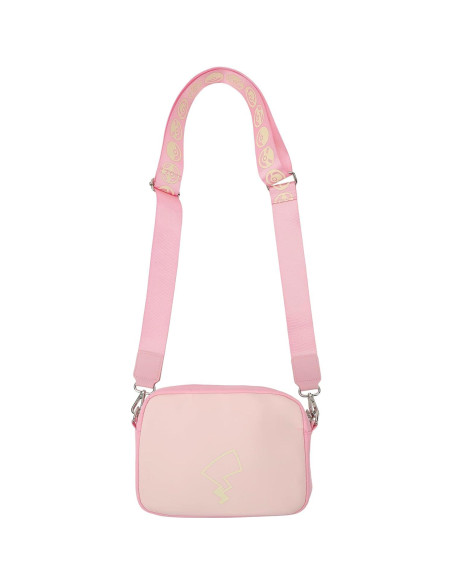 Bolsa Cruzada Rosa Pokémon Pikachu 17.78x12.7 cm