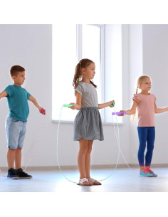 Paquete de 30 cuerdas de saltar Aoriher 2.5m ajustables 2