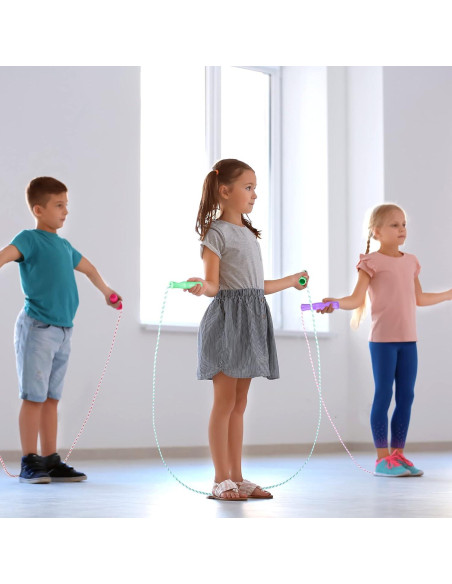 Paquete de 30 cuerdas de saltar Aoriher 2.5m ajustables