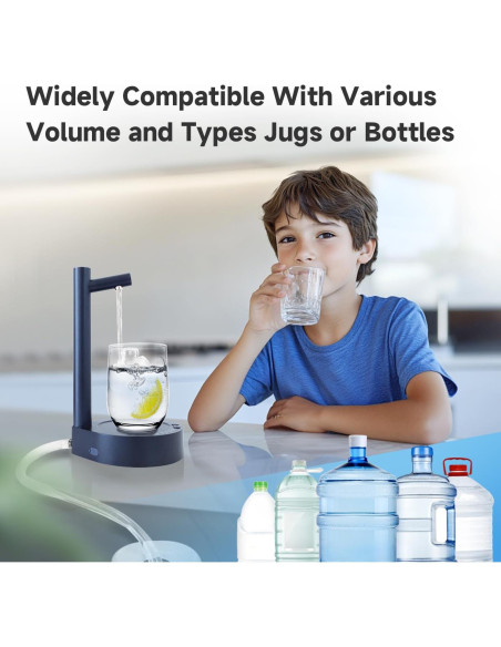 Dispensador de Agua Eléctrico Mottinhill 5 Galones Azul