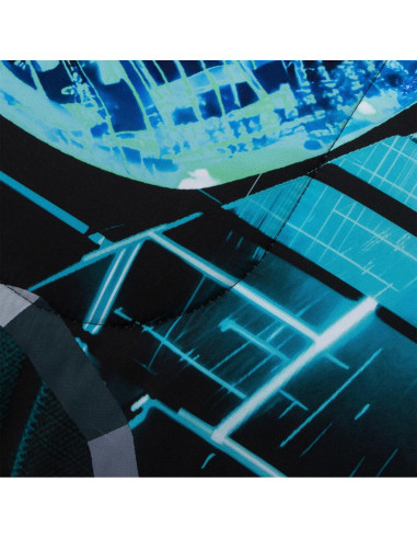 Juego de Ropa de Cama Gamer Aimuan Cian Individual 6 Piezas