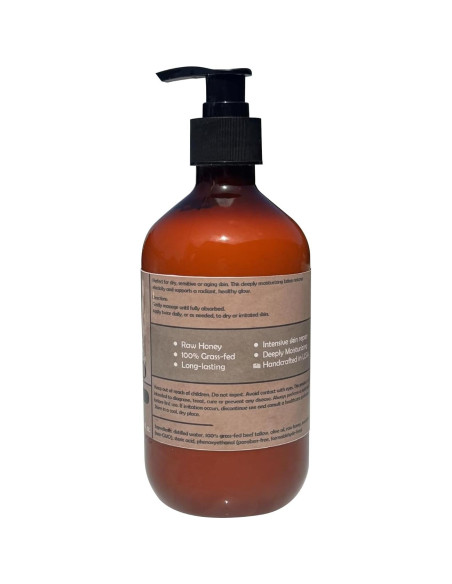 Loción Natural Sin Fragancia Bear Bird 100% Sebo Pasto 250ml