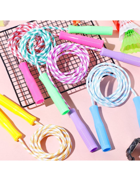 Paquete de 30 cuerdas de saltar Aoriher 2.5m ajustables