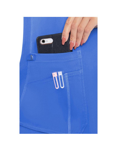 Top de Scrubs Med Couture Mujer Cuello en V 4 Bolsillos