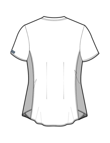 Top de Scrubs Med Couture Mujer Cuello en V 4 Bolsillos