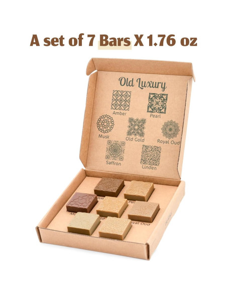 Set de 7 Jabones Aromatizados Hekaya - Aceite de Oliva 350g