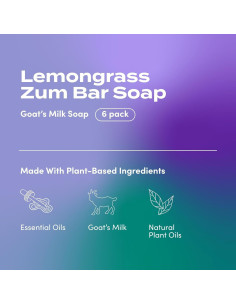 Jabón de Leche de Cabra Zum Indigo Wild - Limón 85g x6 2