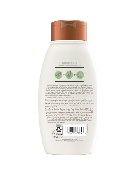 Champú Aveeno 355 ml Mezcla de Proteínas de Plantas