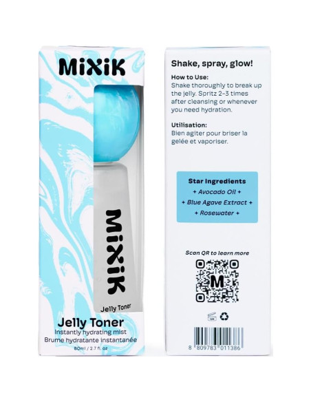 Spray Tonificante Facial MIXIK 80 ml - Hidratante Sin Alcohol
