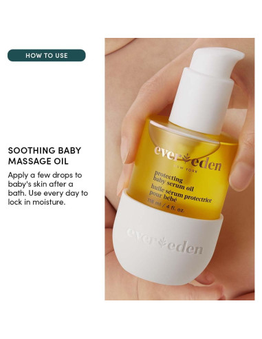 Aceite de Masaje Protector para Bebés Evereden 118 ml - Sin Fragancia