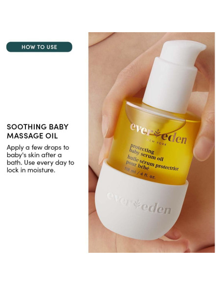 Aceite de Masaje Protector para Bebés Evereden 118 ml - Sin Fragancia