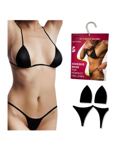 Bikini Adhesivo Bronceado Seskytan - 3 Tiras Sin Rayas