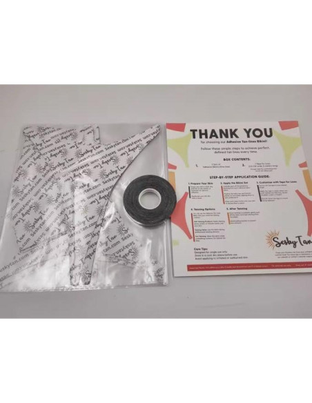 Bikini Adhesivo Bronceado Seskytan - 3 Tiras Sin Rayas