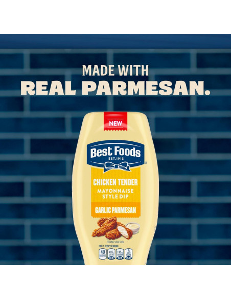 Dip Estilo Mayonesa de Pollo Tierno con Ajo y Parmesano 340g