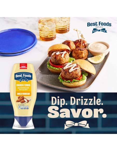 Dip Estilo Mayonesa de Pollo Tierno con Ajo y Parmesano 340g