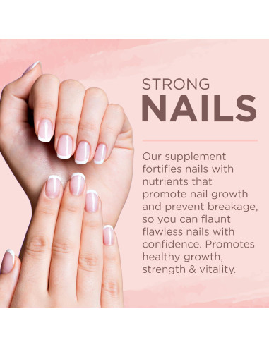 Vitaminas para Cabello, Piel y Uñas Built By Nature 60 Geles