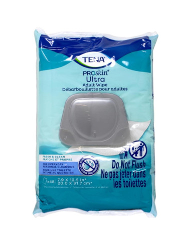 Toallitas para Incontinencia Tena Skincare 48 Unidades x3