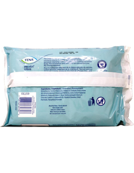 Toallitas para Incontinencia Tena Skincare 48 Unidades x3