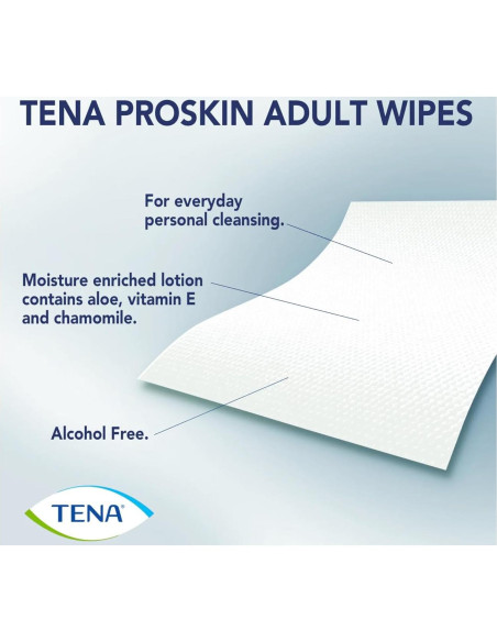 Toallitas para Incontinencia Tena Skincare 48 Unidades x3
