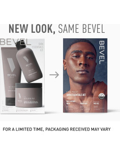 Kit de Cuidado de Piel Facial Bevel para Hombres - Limpiador, Exfoliantes y Hidratante 2