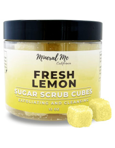 Exfoliante Corporal Mineral Me 340g Cubos Azúcar Limón Fresco