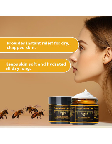 Bálsamo Hidratante de Grasa de Res Ailutle 160g con Miel