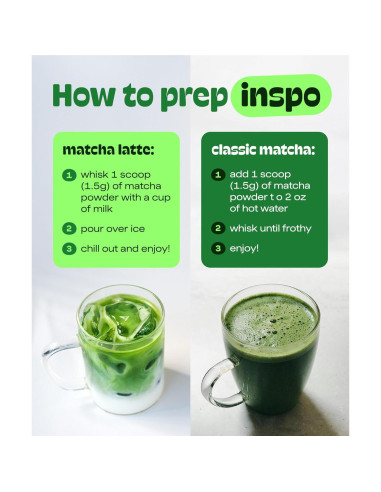 Polvo de Té Verde Orgánico Matcha DNA 340 g Bolsa