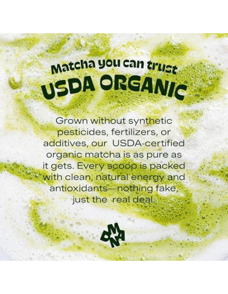 Polvo de Té Verde Orgánico Matcha DNA 340 g Bolsa