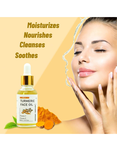 Kit de Cuidado Facial MR.A con Mascarilla y Aceite de Cúrcuma