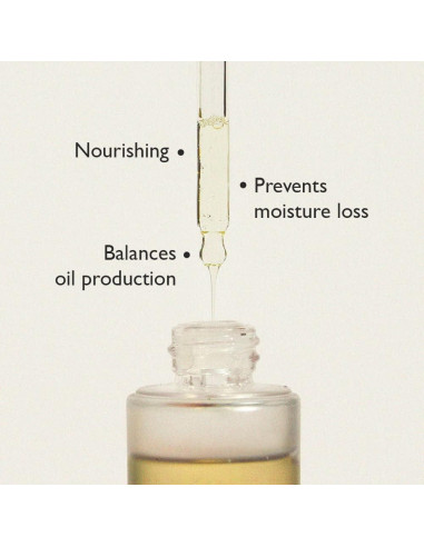 Aceite Facial de Arroz Negro Haruharu 30ml - Hidratante Vegano