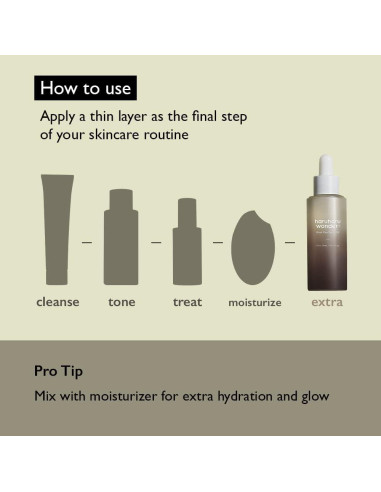 Aceite Facial de Arroz Negro Haruharu 30ml - Hidratante Vegano