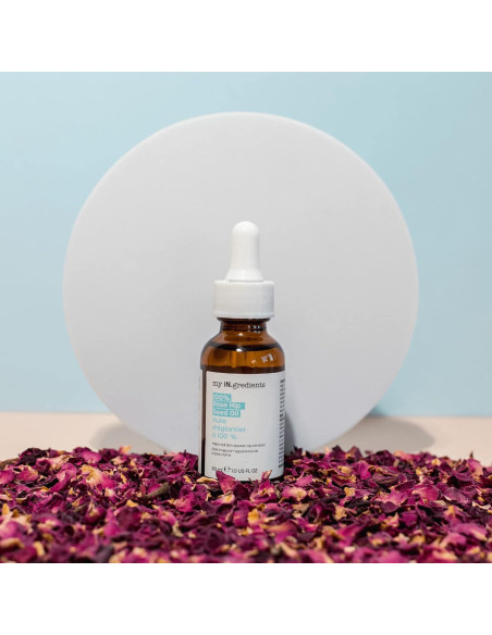 Aceite de Semilla de Rosa Mosqueta Masque Bar 29.57 ml - Hidratante Facial y Capilar